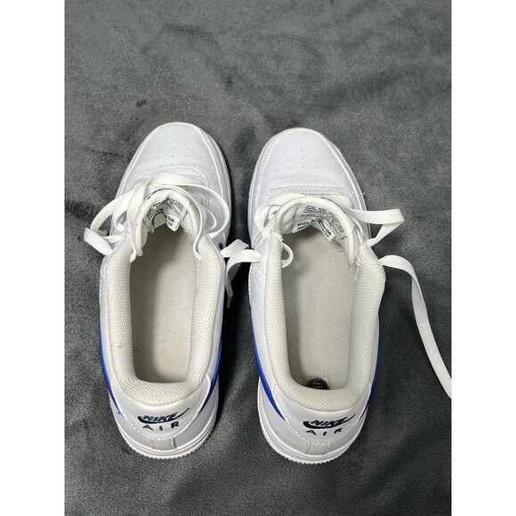 Nike Air Force 1 Low women’s White and Blue Sz 5.5 Y - Picture 2 of 12